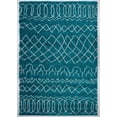 thumbnail image 1 of Ladole Rugs Trellis Synthetic Beautiful Soft Modern Carpet Area Rug in Turquoise-Ivory 8x11 (7'10" x 10'5", 240cm x 320cm), 1 of 4