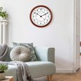 thumbnail image 2 of Reloj de Pared Bulova C4804 Cerezo Marrón con Movimiento de Cuarzo y Batería, 2 of 5