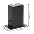 thumbnail image 2 of BESTYASH 3Pack Electric Guitar Parts Storage Case Black Plastic Drawer Design for Music Learning, 2 of 8