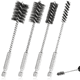 thumbnail image 1 of Juego de 4 Cepillos de Alambre para Taladro de Acero Inoxidable de 3/8, 1/2, 3/4 y 7/8 Pulgadas para Puertos de Taladro, Tubos y Cojinetes, 1 of 6