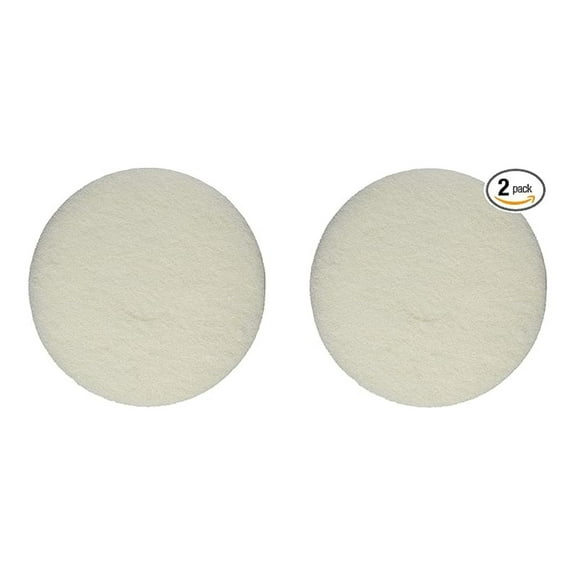 Polishing Pads Orbitor White 2-Pack - Genuine Floor Buffer Pads - White Polishing Pads for Floor Polishers, Scrubbers, Buffers & Machines