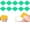 Green B, variant on 2024 Automatic Needle Threader for Hand Sewing Embroidery Machine Supplies Tools Suitable All Kits,3 cm,Blue