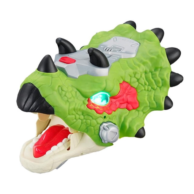 Marionetas de mano de dinosaurio, juguetes, marionetas de mano, animales con sonido rugiente y luz, guantes de dinosaurio, figuras de juguete, regalos de fiesta para niños, niñas, niños de 3, 4, 5, 6