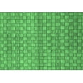 thumbnail image 1 of Ahgly Company Indoor Rectangle Abstract Emerald Green Modern Area Rugs, 2' x 3', 1 of 4