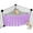 Purple, variant on Small Pet Hammock - Cozy Warm Bed for Hamster, Mouse, Glider | Tasseled Soft Sling Cage Accessory | 12.4x10.6 Inches, Green