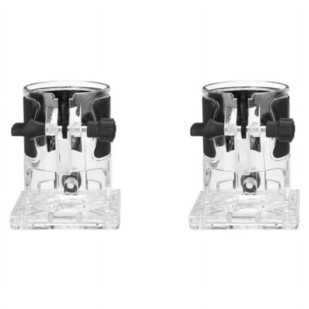 

2X Trimmer Machine Base Woodworking Cutter Electric Trimmer Machine Base Power Tool Accessories Plunge Router Base
