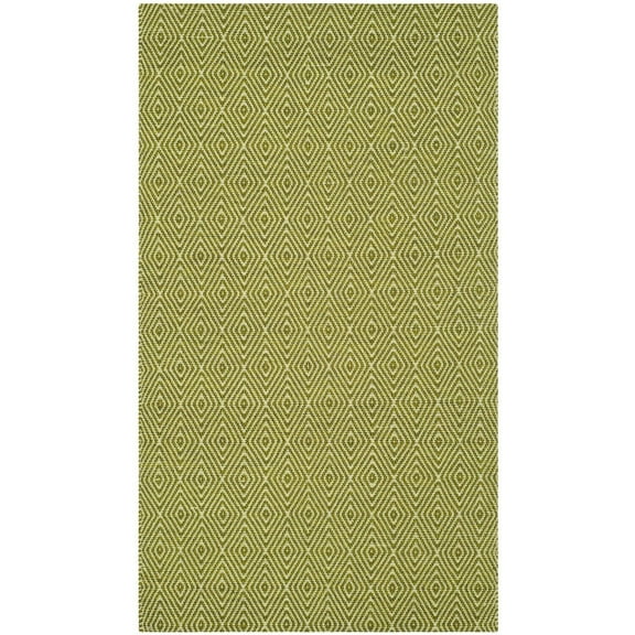 SAFAVIEH Southampton Charla Geometric Polyester Area Rug, Green, 3' x 5'