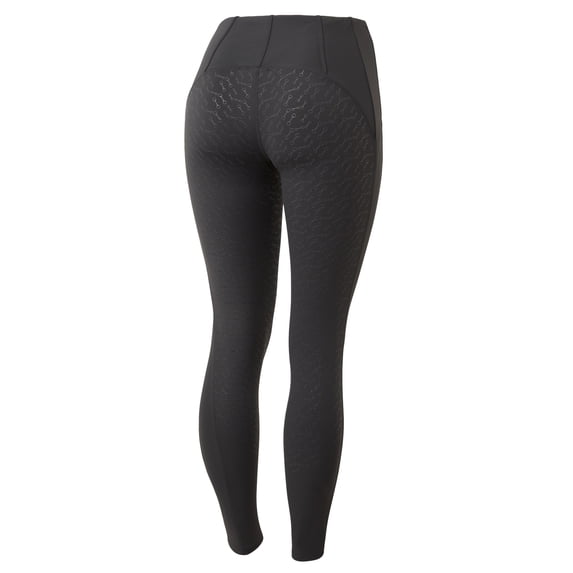 HORZE Ciandra Women's Moisture-Wicking Full Seat Riding Tights with Phone Pocket, UV Protection