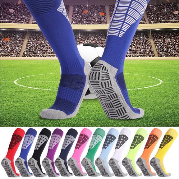 Cheers US Anti Slip Soccer Socks,Non Slip Football/Basketball/Hockey Sports Grip Pads Socks…