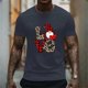 thumbnail image 1 of Camiseta divertida con estampado de letras navideñas para hombre, tendencia Hip Hop, camisetas de manga corta Harajuku, camisetas informales con cuello redondo, ropa de Navidad a la moda, 1 of 4