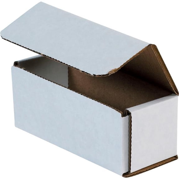 Global Industrial B40155 Corrugated Mailers, White - 5 x 2 x 2 in. - Pack of 50