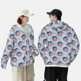 thumbnail image 6 of Gaeub Donut with the USA Fag Men's and Women's UPF 50+ Long-Sleeved Sun Protection Clothing, Fishing Shirt Long Sleeve Zip - XX-Large, 6 of 9