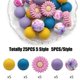 thumbnail image 2 of Daisy Silicone Beads Peach White Daisy Flowers Shape Loose Bead, 2 of 5