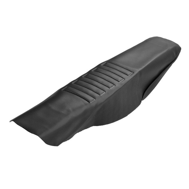 Accesorios para cojines de asiento de motocicleta, transpirables, antideslizantes, aptos par Negro Zulema Funda de asiento de motocicleta
