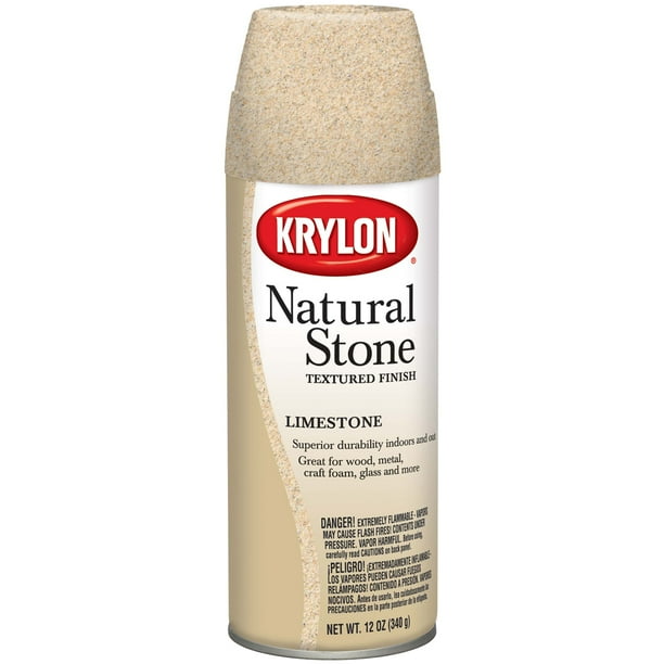 Krylon Natural Stone Textured Finish Spay Paint, Limestone Walmart