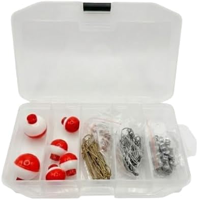 Kids First Fishing Pole and Tackle Box Kit Combo with Net Pliers Blue Black