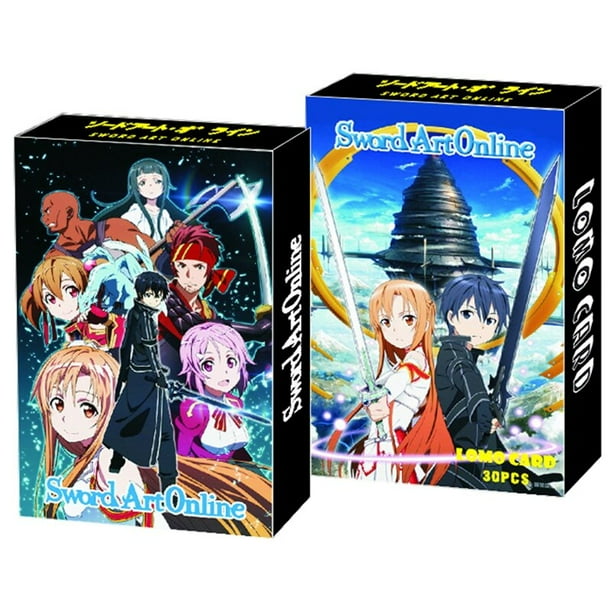 Genshin Impact Jujutsu Kaisen Sword Art Online LOMO Card, tarjeta de papel autohecha, colección de fanáticos, 30 piezas por juego