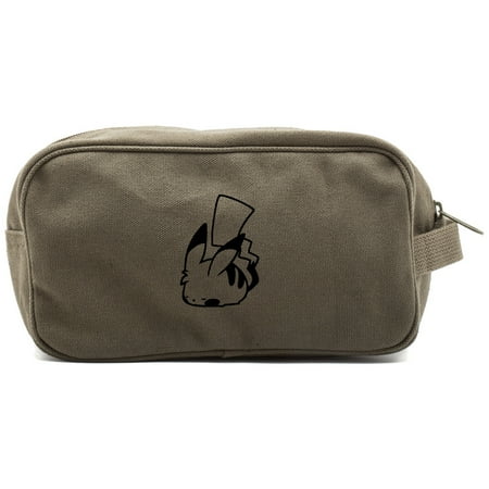 Pikachu Canvas Shower Kit Travel Toiletry Bag Case