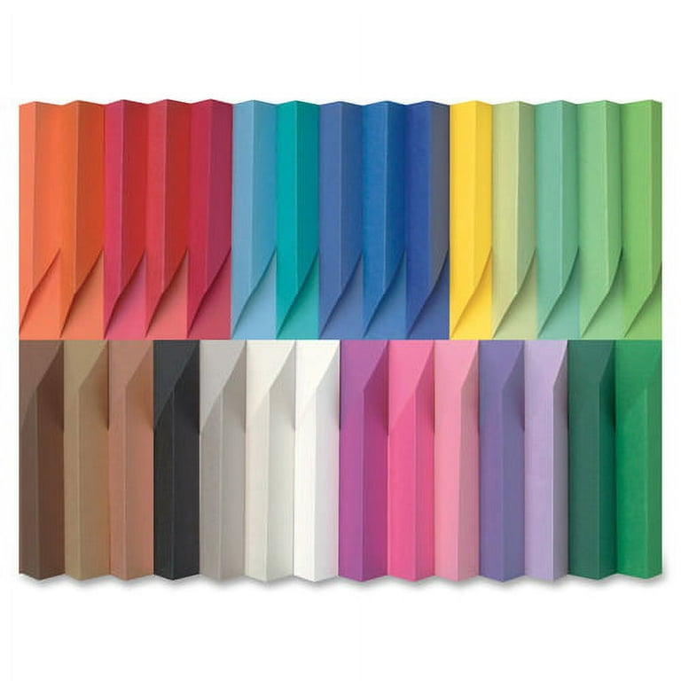  Construction Paper, Flame-Resistant, 12x18, Assorted Colors,  50 Sheets per Pack (PAC102931) Category: Construction Paper : Office  Supplies : Arts, Crafts & Sewing