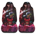 thumbnail image 2 of Hazbin Hotel Car Seat Covers 2 Pcs Seat Protector Cover Universal Front Vehicle Seat Protector For Auto Truck Van Suv Sedan Vehicle, 2 of 9