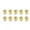 Gold, variant on 50pcs Piercing Nose Ear Belly Tongue Bar Replacement Ball Barbell Spare Bead-16g (1.2 mm)-3 mm-Stainless Steel