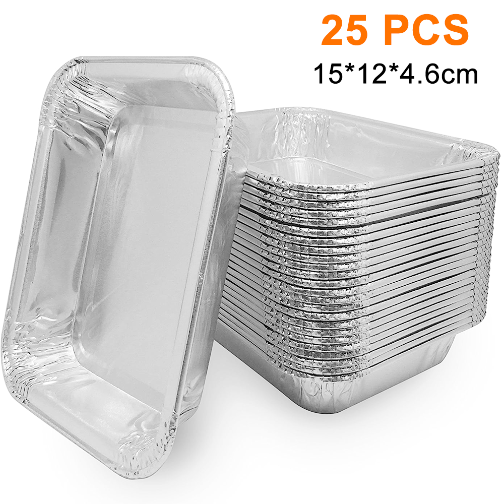 Juvale 20 Pack Aluminum Foil Pans with Lids 9x13, Disposable Half Size Deep Steam Table Pans Bakeware for Food, Baking, Roasting