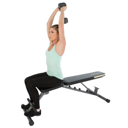 Fitness Reality Super Max 1000 Heavy Duty Weight Bench 12 Adjustable Backrest Positions 800 lb Weight Capacity