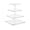 M, variant on Clear Acrylic Tier Cupcake Stand For 50 Cupcakes Cupcake Tower Birthday Wedding Party