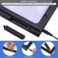 thumbnail image 3 of Reading Magnifying Glass for Seniors - Illuminated Desk Magnifying Lamp - 25X Rectangular Magnification, 3 of 4