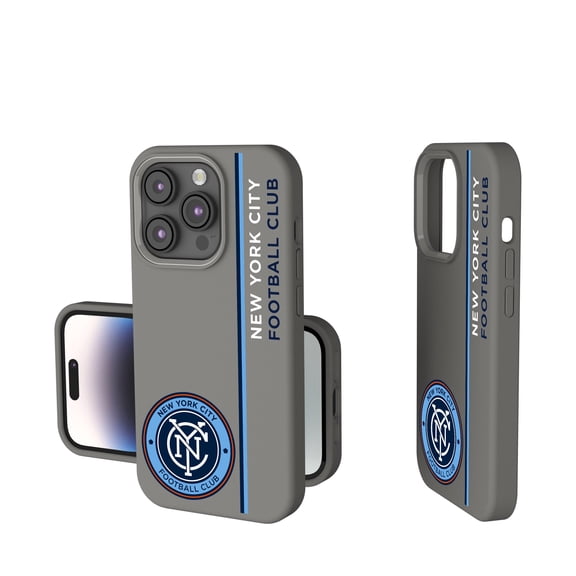 Keyscaper Gray New York City FC Sidebar Soft Touch iPhone Case