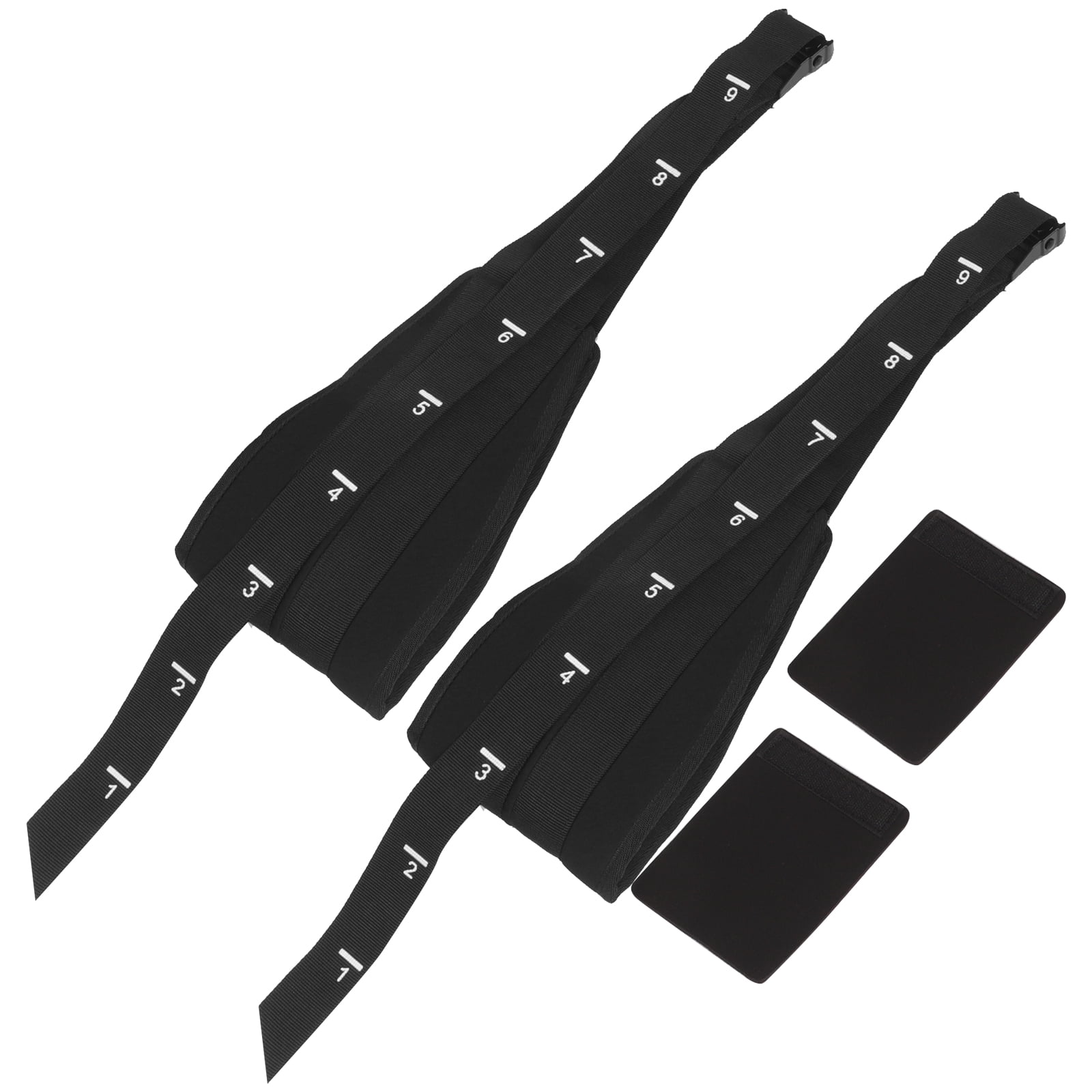 HOMEMAXS  Workout Equipment Daily Use Pull up Bar Hanging Straps Lifting Hooks Fitness Black
