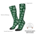 thumbnail image 5 of Picia Women Crew Soft Moisture-wicking Socks Christmas Pattern At Buffalo Plaid Pattern Design Cotton Socks, One Size fit All, 5 of 9