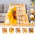 thumbnail image 3 of Sunflower Blanket, Spiritual Religious Gifts, Christian Blanket, Sunflower Gifts for Women & Men, Healing Throw Blanket with Inspirational Thoughts and Prayers, Birthday Gift for Women 50x60In, 3 of 6