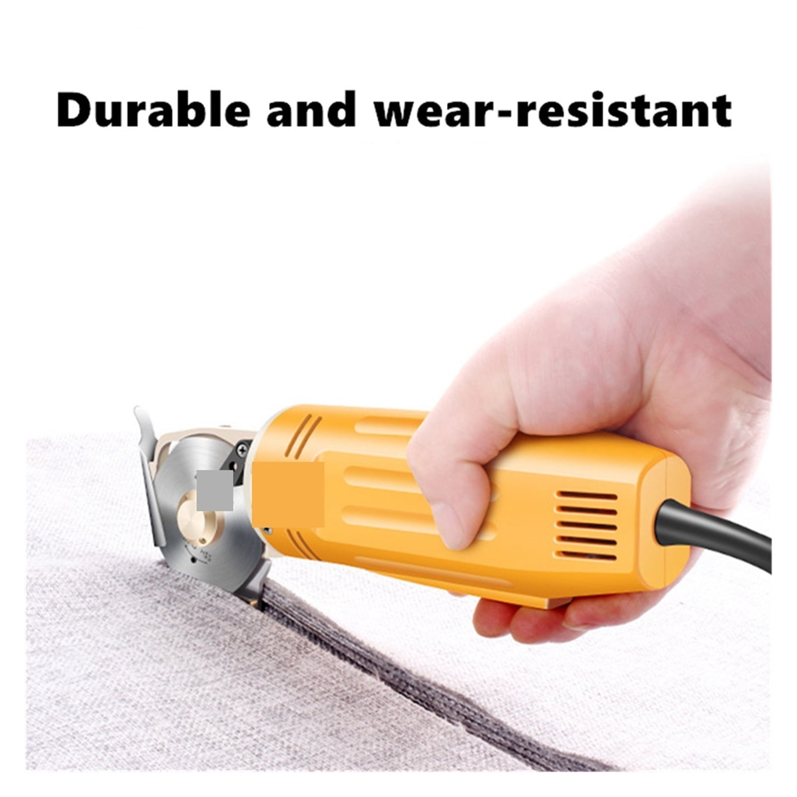 Electric Fabric Scissors Rotary Blade Fabric Tool Leather Fabric Electric Cutter Kit Cutting Saw Tool ,Sharp & Durable