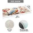 thumbnail image 3 of Bird Branches Flowers Bathroom Rug Non Slip Bathroom Mats Entry Door Soft Carpets for Kitchen Bedroom Living Room 39x20 inch, 3 of 7