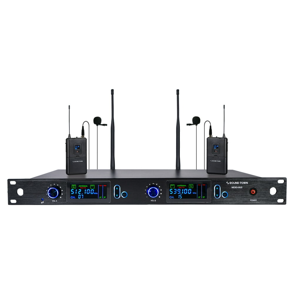 Sound Town 200 Channels Professional UHF Wireless Microphone System