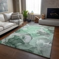 thumbnail image 6 of Addison Rugs Mayfield Washable Transitional Watercolors Green Rectangle Rug, 8' x 10', 6 of 6