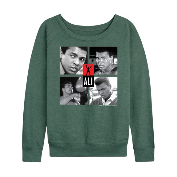 Muhammad Ali - Boxing Legend - Iconic Photos - Women's Lightweight French Terry Long Sleeve Shirt
