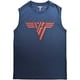 thumbnail image 1 of Van Halen - Camiseta Sin Mangas Classic Logotipo de Algodón para Adultos Unisex (Azul Denim), 1 of 2