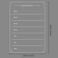 thumbnail image 4 of Youkk Acrylic Board Dry Magnetic Board Magnetic Calendar Customizable Messaging Versatile Weekly Board 23X33CM 1Set, 4 of 6