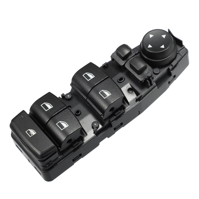 Interruptor de ventanilla eléctrica principal del lado del conductor delantero izquierdo para BMW 528i 2011 para BMW 535d 2014-2016 Negro Unique Bargains