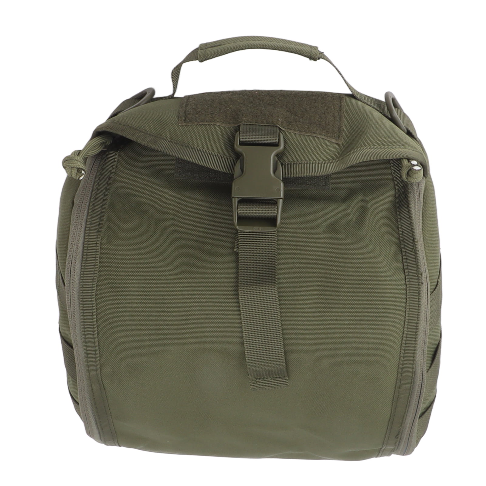 Outdoor Helmet Bag Nylon Waterproof Motorcycle Bike Bicycle Helmet Bag for Camping Hiking OD Green