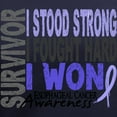 thumbnail image 3 of CafePress - Survivor 4 Esophageal Cancer Shirts And Gifts Wome - Women's V-Neck Dark T-Shirt, 3 of 4