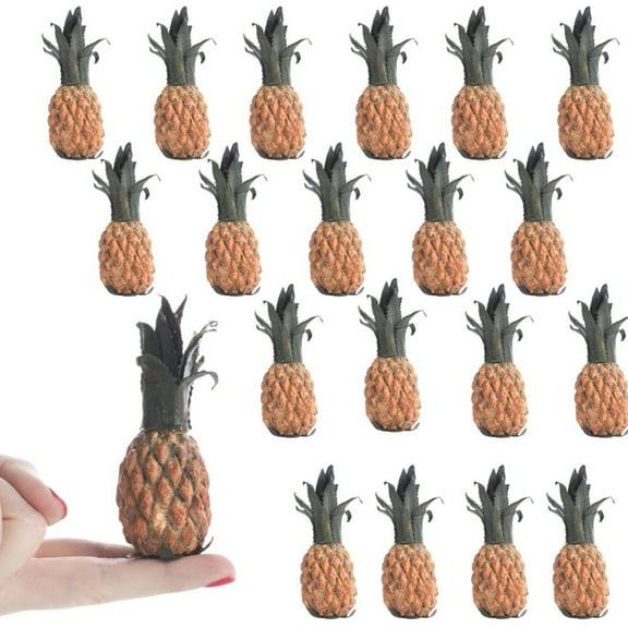 20pc Small Clay Pineapples - for Summer Decor - Factory Direct Craft