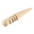 thumbnail image 3 of Barras redondas pulidas de Unique Bargains, borde liso de madera sólido pulido para trabajo en cuero, grabado, 3 of 3