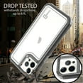 thumbnail image 6 of CoverON For Apple iPhone 13 pro Phone Case, Military Grade Heavy Duty Full Body 3-Layer Shockproof Clear Cover, Black, 6 of 8