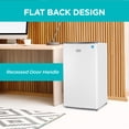thumbnail image 6 of BLACK+DECKER BCRK32W Compact Refrigerator & Mini Fridge with Freezer, 3.2 cu. ft., White, 6 of 7