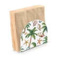 thumbnail image 2 of Shells Palm Trees Napkin Holders for Tables Napkin Stand Paper Holder Organizer Tabletop Tissue Box Dispenser, 2 of 8