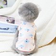thumbnail image 4 of CSChome Gilet pour Animaux Col Rond Adorable Confortable Doux Sans Manches Impression Dessin Animé Gilet pour Chien Usage Quotidien, 4 of 7