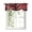 Red, variant on Red Canopy Tie Up Valances Curtain, Country Rustic Red Forest Tree Leaf Sunshine Landscape Adjustable Rod Pocket Window Treatment Short Tie Up Curtains Valances for Kitchen Bathroom 42x12 Inches